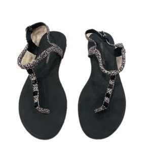 Rebecca Minkoff Animal Print and Studded Sandal 7